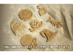 Halloween cookie cutters set of 90 pcs