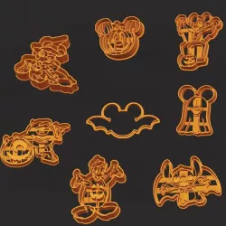 Halloween disney cookie cutters