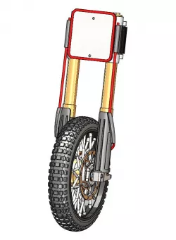 Headlight plate ARX 540/X-RIDER/REELY DIRT BIKE
