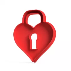 heart lock padlock padlock cookie cutter cookie cutting - heart lock padlock cookie cutter