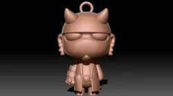 Hellboy keychain