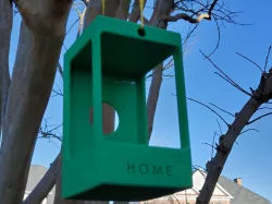 HELLO!!Letters birdhouse