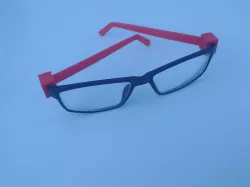 Hinged Temples for broken glasses