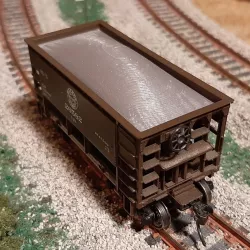 HO Scale MDC Roundhouse Ore Car Removable Load Insert
