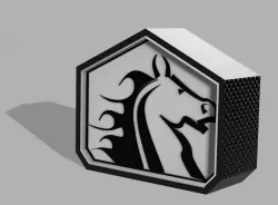 Horse led lamp