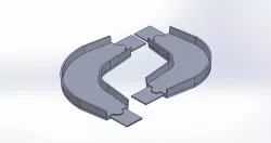 Hot wheels track curve 90 degree