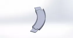 Hot wheels track curve