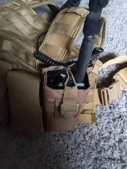 Insert for Baofeng UV5R into PRC 152 radio pouch