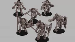 Iron Hammerer Mech and twin fist missile mech collection