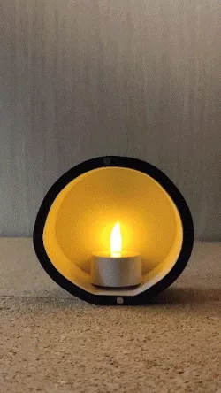 Jack mask tealight
