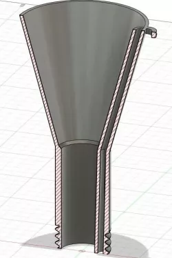 KTM Husqvarna threaded oil funnel