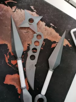 Kunais and shuriken Naruto Asuma Double Knife, Left and Right