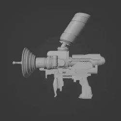 Laser gun.