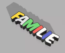 LED Font FAMILIE (LED Font FAMILY)