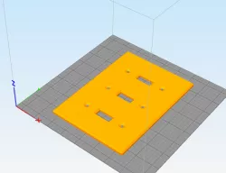 Light Switch Cover Triple Toggle