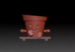 MACETA EN AMACA, PLANTER SWING, FUNNY FLOWER POT, GARDEN