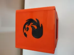 Magic The Gathering Commander Deck Box Lid - Mountain
