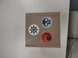 Magic The Gathering Commander Deck Box Lid - RWB