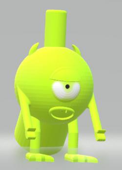 Free STL file Bob Razowski (Monster & Co.) 👹・3D printer design to  download・Cults