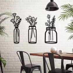 Minimal Boho Hand Drawn Flower Pots