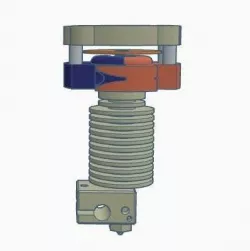 MK III Piezo Hotend z-probe for e3d v6 + Magnetic Delta Piezo Effector