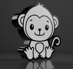 Monkey Lamp