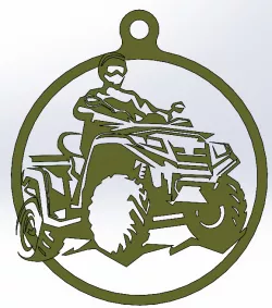 Motorcyle Cristmas Ornament