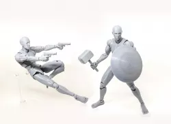 Mr figure V02 the 3D printed action figure