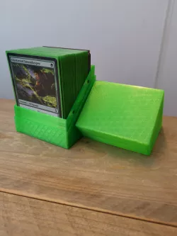 MTG 60+sideboard blank single sleeved DECK CUBED BOX