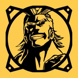 My Hero Academia - Boku no Hero / All might FAN COVER 120 MM