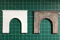 N scale Tunnel Portal for Model Railroad