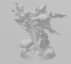 Nakecron Flayed - Poxy One Page - Rules 28mm Scale - STL files for 3D Printing Models 1-5 Pinup War Games