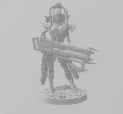 Nakecron Warriors Plus Warden One Page - Rules 28mm Scale - STL files for 3D Printing Models 1-5 plus Warden Pinup War Games