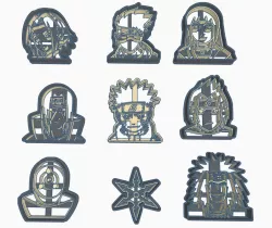 Naruto cookie cutters