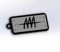 NARUTO KEYCHAIN BANDANA ZETSU