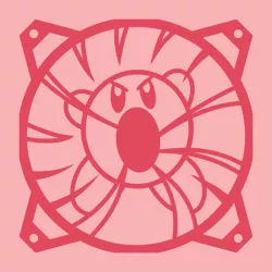 NINTENDO / KIRBY FAN COVER 120 MM