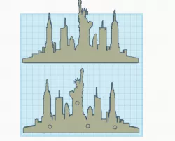 nyc skyline 3D Models | Page 1 | STLFinder