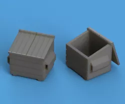 O, HO, N scale Dumpsters