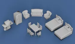 O, HO, N scale House Items Collection FULL