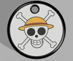 Free STL file Luffy One Piece - Pin multicolor 1 fusor 🧷・3D