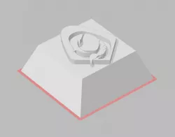 Overwatch Ana Keycap Insert