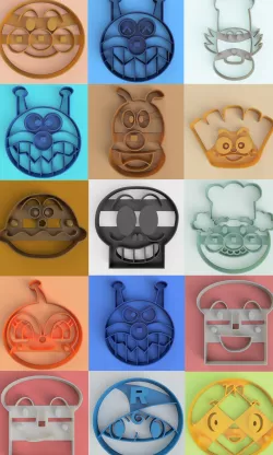 PACK Anpanman! Cookie Cutter Mold