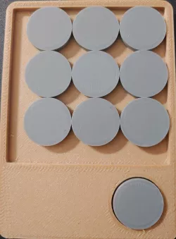 Packing Puzzle of Discs (young kids)