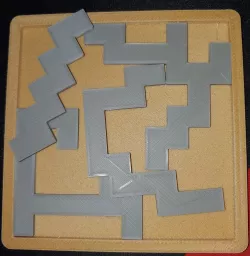 Packing Puzzle of Sticks