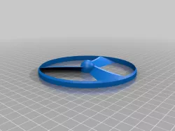 Parametric propeller with hub attack angle