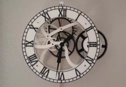 Pendulum clock printed in 3D