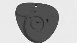 Phosphor Slime Key Ring