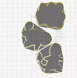 Pokemon Cookie Cutter Gen1 - Gen8 Starters