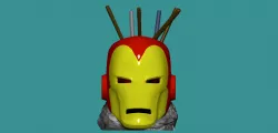 Porta lapices (pencil holder) de casco Ironman