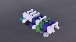 R2 Through R9 Astromech Droids (not Lego) (Reupload)